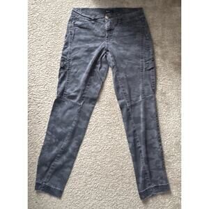 Supplies by Union Bay Skinny Camo Cargo Jeans Charcoal Grey Women’s Size 4